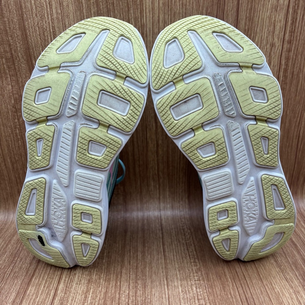 Hoka Bondi 9 Running Shoes Women's 10 B Aqua Pink 1127952 Sneakers - Picture 6 of 8